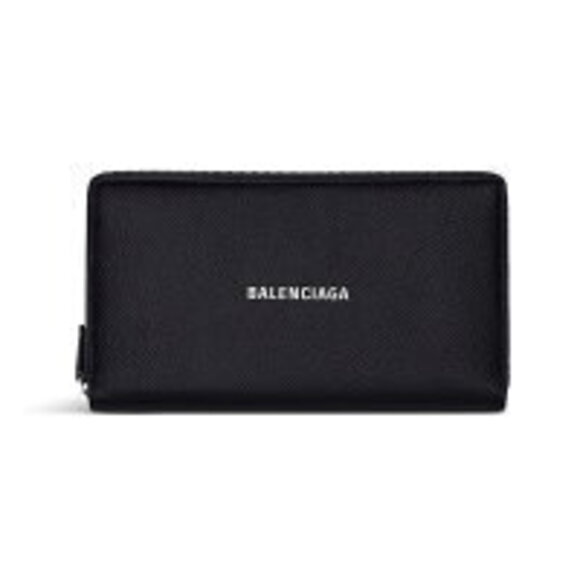 Balenciaga CASH Continental Black Wallet - Picture 2 of 2